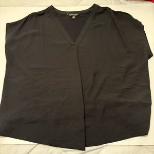 Banana Republic black blouse short short sleeves